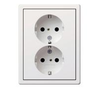 Gira Gira Prise Schuko 2 pôles rouge-gris 0780112 Quantité:1