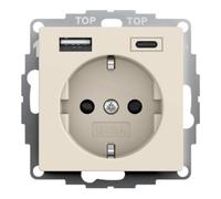 Gira Gira Prise USB 16A 250V Crème blanc double Type A/C Quantité:1