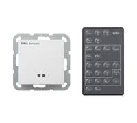 Gira sensotec uP-RW bewegugnsmelder sT55 avec Télécommande, Brillant, 236603 G