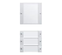 Gira Gira Set d’interrupteurs à bascule 4 fois rws/gl 213403 Quantité:1