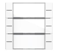 Gira Gira Set de bascules 3-fach BSF capteur tactile blanc pur Quantité:1
