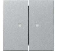 GIRA Interrupteur à bascule 363126 2f unité de contrôle Sys.55 F aluminium (363126)