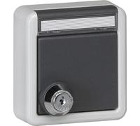 Gira IP44 Prise Schuko Avec Verrou Et Cadre D'Étiquette - 456735