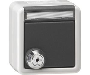 Gira IP44 Prise SCHUKO Extérieure Avec Capot Verrouillable - 456930