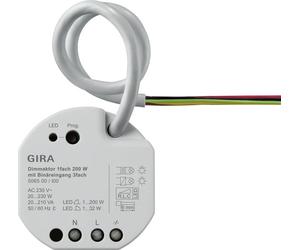 Gira One 200W Actionneur De Dimming Intelligent Avec 3 Entrées Binaires - 506500