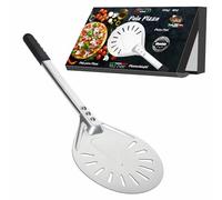 Gira Pelle à pizza en aluminium Ø 20 cm - Légère, résistante aux rayures, idéale pour les cuisinières domestiques - Idéal pour faire tourner et cuire des pizzas, du pain, de la focaccia - Usage