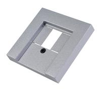 GIRA Plaque centrale TAE 1f Système 55 alu à visser