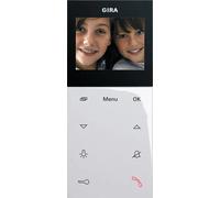 Gira Poste int. vidéo AP Plus System 55 Blanc pur [123903], 1239 03