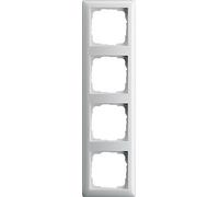 GIRA Série Standard 55 - Blanc pur brillant (021403) - Cadre quadruple