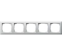 Gira Gira Cadre de recouvrement 5 fois avec protection contre la casse rws-gl 021503 Quantité:1