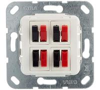 GIRA Switch Series 569403 Insert pour haut-parleur 4 voies Blanc pur