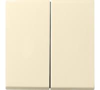 Gira Syste 55 blanc crème brillant 029501 Manette double couverture de série