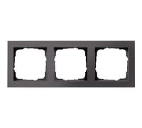 GIRA x3 Cadre E2, Standard 55 anthracite 0213 23 1 pc(s)