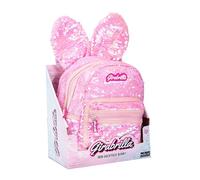 Girabrilla Bunny Backpack Pink Sac à dos Lapin Rose avec paillettes