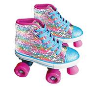 Girabrilla by Sport1 Patins à roulettes à Paillettes pivotantes Multicolore 37-38
