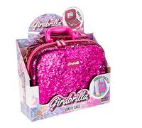 Girabrilla Nice Group Make Up Case, Trousse de Maquillage - Magenta/Argent