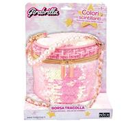 Girabrilla Sac à bandoulière en forme de Cylindre, avec sequins