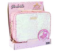 Girabrilla Tweed Case 1 Maxi Mallette de Maquillage Blanc