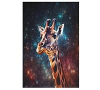 Girafe 1000 Pièces Puzzle en Bois pour Adultes EnfFourmis, Puzzles Impossible, Jeu D'adresse pour Toute La Famille, 78×53cm