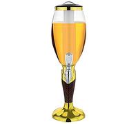 Girafe à Bière,Distributeur de Boissons Distributeur De Tour De Bière 1,5 L/3 L avec Tube De Glace Amovible, Distributeur De Boissons avec Robinet for Les Fêtes, Les Bars, Les Buffets