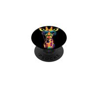 Girafe Afrique Amour Safari Sauvage Douce Girafes PopSockets PopGrip Adhésif