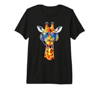 Girafe Afrique Amour Safari Sauvage Douce Girafes T-Shirt Haut de Gamme