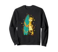 Girafe avec Une Planche de Surf Zoo Savane Sweatshirt
