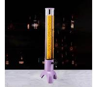 Girafe Biere Distributeur de Boissons Portable avec Robinet, Distributeur de Margaritas et de Bières, Distributeur de Girafe pour Pubs et Bars, Bouteille de Cocktails(Purple,3 L)