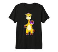 Girafe Boombox Musique T-Shirt Haut de Gamme