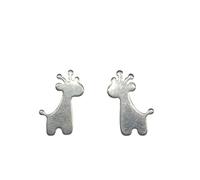 girafe boucles d'oreille acier inoxydable Miniblings jungle simple