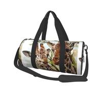 Girafe cerf Aquarelle, Sac de Voyage de Grande capacité, Sac à Main Rond, Sac de Voyage de Sport, fourre-Tout, Sac de Fitness