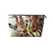 Girafe cerf Aquarelle, Trousse de Toilette Trousse de Maquillage Sac à cosmétiques Trousse de Toilette de Voyage Portable