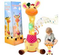 Girafe Chantante et Dansante, Jouet Girafe qui Danse et Parle, Peluche Girafe Musicale, Jouet Parlant, Promouvoir la Langue, Cadeaux d'anniversaire pour Bébé Enfants, Garçons et Filles - Jadyon