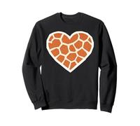 Girafe Coeur Et Valentines Zoo Safari Sweatshirt