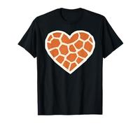 Girafe Coeur Et Valentines Zoo Safari T-Shirt