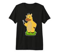 Girafe Coiffeur Ciseaux T-Shirt Haut de Gamme