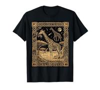 Girafe Constellation Tarot Carte Gothique céleste T-Shirt