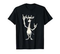 Girafe Cool avec Lunettes de Soleil Rock on T-Shirt