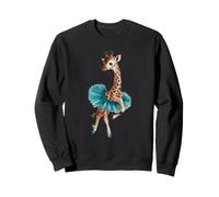 Girafe de ballet dansant dans un tutu, jolie photo pour Sweatshirt