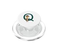 Girafe Diplôme Lettre Q Alphabet Animal PopSockets PopGrip pour MagSafe