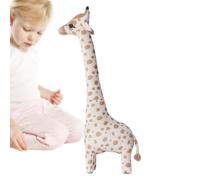 Girafe Doudou - Jouet Girafe Bébé, Doudou Girafe | Bébé Girafe Remplie, Girafe Douce, Peluche Girafe à Coutures Serrées, Peluche Girafe Fourrée Eco-Friend pour Bébé et Garçon Cadeau