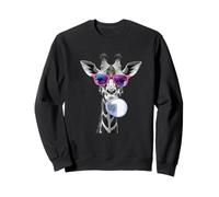 Girafe drôle - girafe bulle - lunettes girafe Sweatshirt