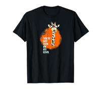 girafe drôle plus haut illustration level game T-Shirt