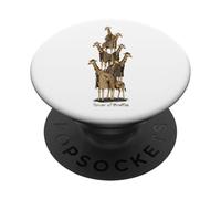 Girafe Drôle Tour Costume Humour Animal Fan PopSockets PopGrip Adhésif