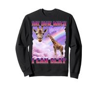 Girafe Funny Meme Internet Culture Gen Z Sarcastique Sweatshirt