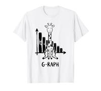 Girafe Graphique Statistiques Math Teacher Pun T-Shirt