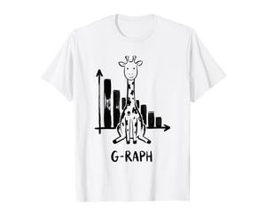 Girafe Graphique Statistiques Math Teacher Pun T-Shirt