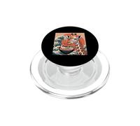 Girafe imprimée Ramen Japonais Kawaii Anime drôle Girafe PopSockets PopGrip pour MagSafe