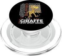 Girafe is My Spirit Animal Kawaii Cartoon Funny Girafes PopSockets PopGrip pour MagSafe