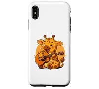 Girafe Jouant de la Guitare Graphique garçons Filles Amateurs de Guitare Coque pour iPhone XS Max